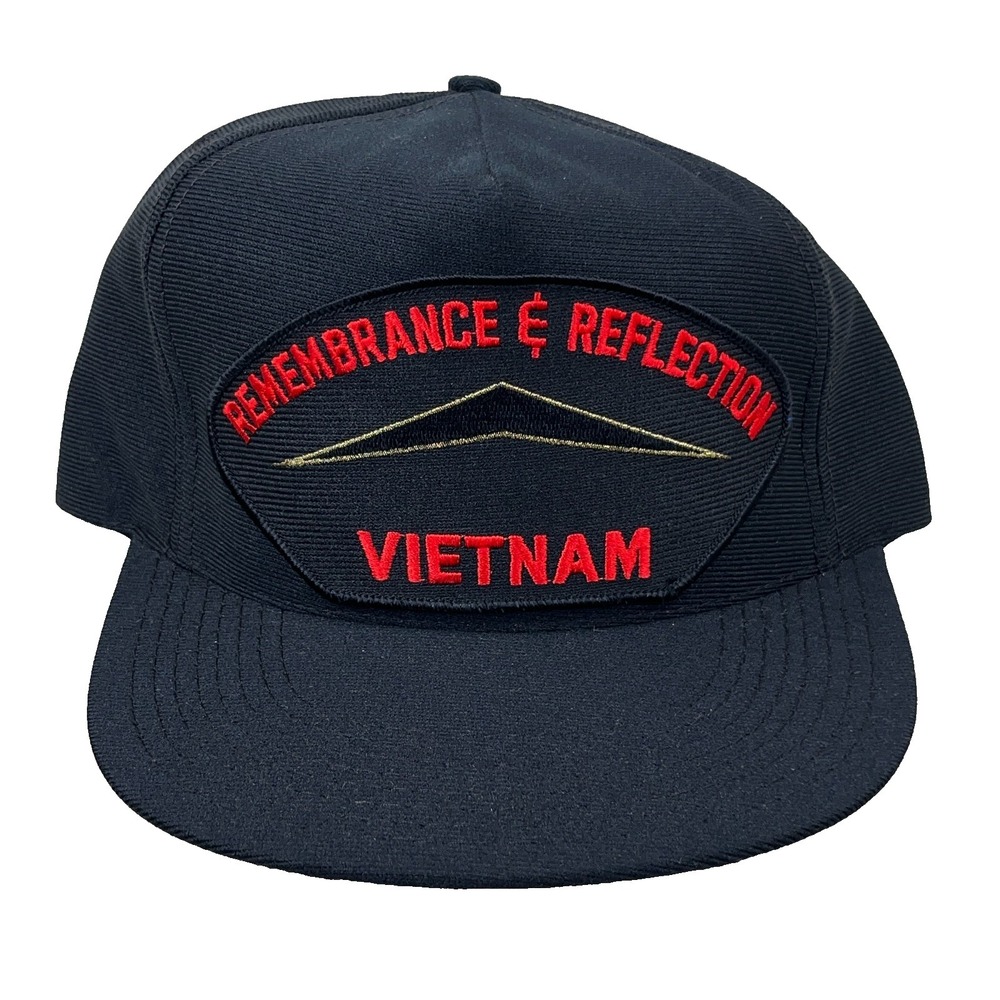Vintage Vietnam Veteran Hat Cap Snapback Made In USA Military Army 90s Patch BO2